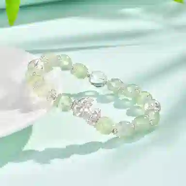 恋朵 财源滚滚 招财貔貅吞金兽 小众高级感气质优雅#好运 白水晶 手串 女款