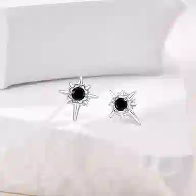 Lianduo Starburst 925 Silver Earrings