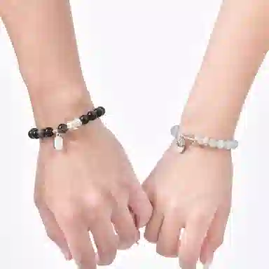 【999足银】 恋朵 八方来财 招财貔貅纳福吞金兽 转运上岸 黑曜石 手串 男女同款情侣款