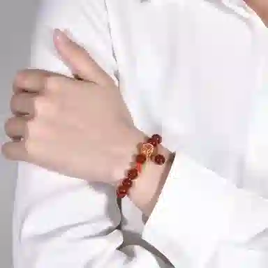 恋朵 新中式国风龙年 祥云转运珠 玛瑙 玉石手串 女款