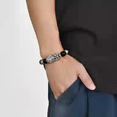 恋朵 貔貅转运珠 玛瑙 手串 男款