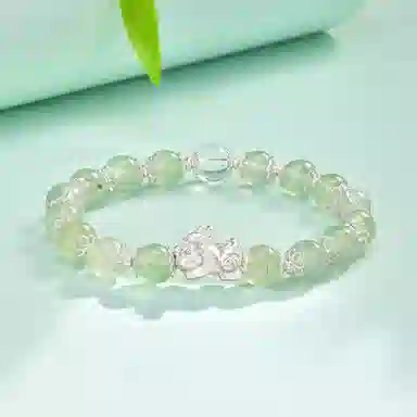 恋朵 财源滚滚 招财貔貅吞金兽 小众高级感气质优雅#好运 白水晶 手串 女款