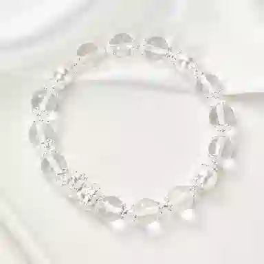 恋朵 五行补金 财源滚滚 新中式招财貔貅吞金兽 优雅高级感 好运上岸 白水晶 手串 男女同款情侣款