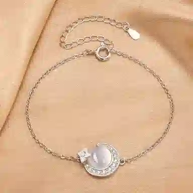 恋朵 小众高级感 星月 玉髓 手链 女款