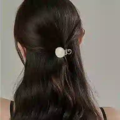 贯古今 简约小号后脑勺高级感高马尾固定高级感 合金 发夹 女款