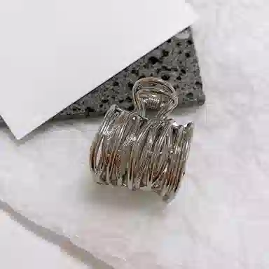 贯古今 拽酷少女~简约高马尾高级感气质后脑勺 合金 发夹 女款