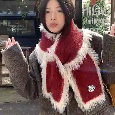 SNOOPY Colorful Dot Scarf