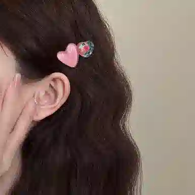 贯古今 可爱碎发少女刘海小夹子少女侧边甜美爱 合金 发夹 女款