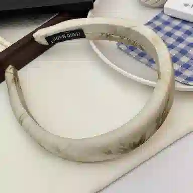 贯古今 新中式古风高颅顶春竹子海绵压发高级感洋气 发箍 女款