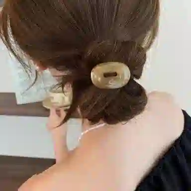 贯古今 高颜值皮筋扎头优雅高马尾气质高弹力耐用 布艺 头绳 女款