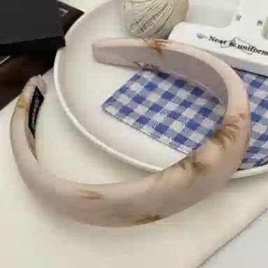 贯古今 新中式古风高颅顶春竹子海绵压发高级感洋气 发箍 女款