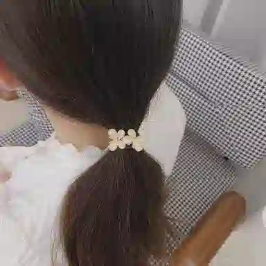 贯古今 小巧精致猫眼发绳蝴蝶花朵网红少女皮筋韩国 发圈/头绳 女款