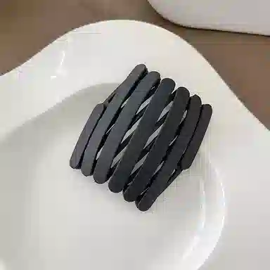 贯古今 旅行可伸缩折叠女洗脸专用带齿压发防滑碎发头箍刘海发卡发捆 亚克力 发箍 女款