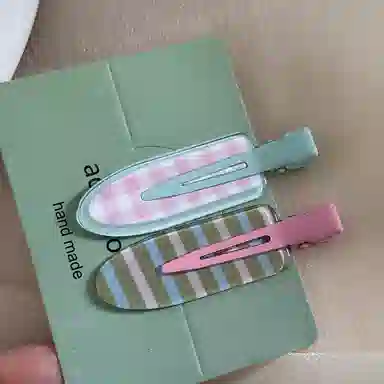 贯古今 水果系列葡萄樱桃无痕鸭嘴可爱甜美少女刘海侧边夹 发夹 女款