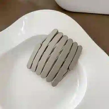 贯古今 旅行可伸缩折叠女洗脸专用带齿压发防滑碎发头箍刘海发卡发捆 亚克力 发箍 女款