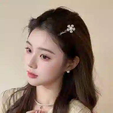 贯古今 高端前额侧边 合金 发夹 女款