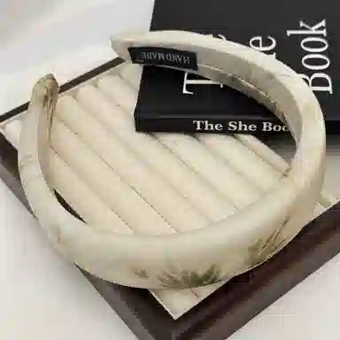 贯古今 新中式古风高颅顶春竹子海绵压发高级感洋气 发箍 女款