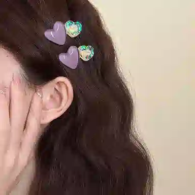 贯古今 可爱碎发少女刘海小夹子少女侧边甜美爱 合金 发夹 女款