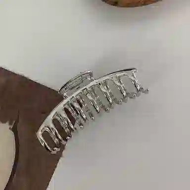 贯古今 发抓大号韩版金属亮色龙骨简约复古宫廷风少女法式 合金 发夹 女款