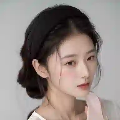 贯古今 复古纯色针织宽边平板压发高颅顶头箍百搭气质简约发卡头饰 布艺 发箍 女款