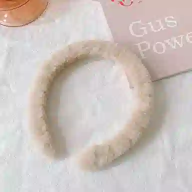 贯古今 高级感纯色简约高颅顶头箍 布艺 发箍 女款