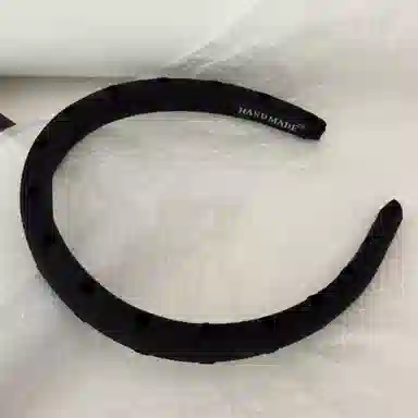 贯古今 复古简约爱心波点百搭高颅顶气质百搭头箍压发不伤发 布艺 发箍 女款