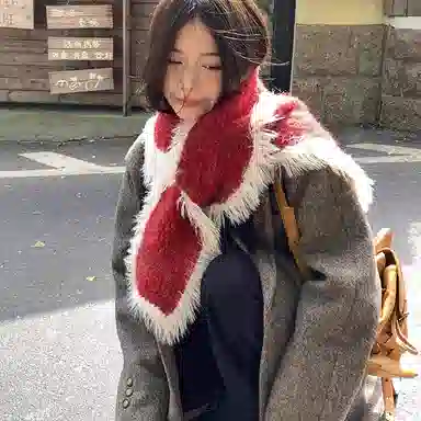 SNOOPY Colorful Dot Scarf