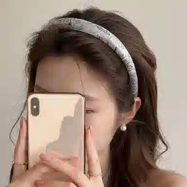 贯古今 古风新中式流行高级感头箍外出发饰 发箍 女款