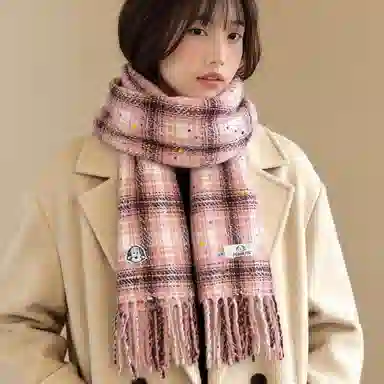 SNOOPY Colorful Dot Scarf