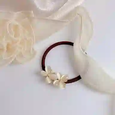 贯古今 小巧精致猫眼发绳蝴蝶花朵网红少女皮筋韩国 发圈/头绳 女款