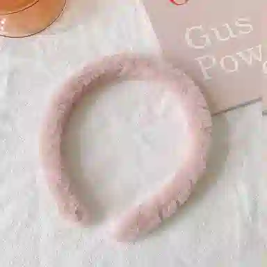 贯古今 高级感纯色简约高颅顶头箍 布艺 发箍 女款