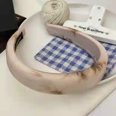 贯古今 新中式古风高颅顶春竹子海绵压发高级感洋气 发箍 女款