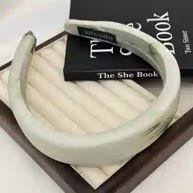 贯古今 新中式古风高颅顶春竹子海绵压发高级感洋气 发箍 女款