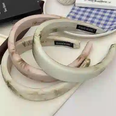 贯古今 新中式古风高颅顶春竹子海绵压发高级感洋气 发箍 女款