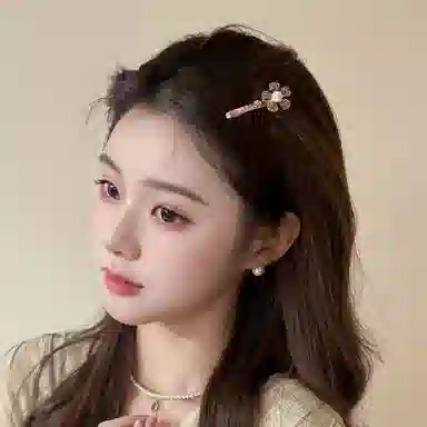 贯古今 高端前额侧边 合金 发夹 女款