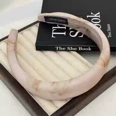 贯古今 新中式古风高颅顶春竹子海绵压发高级感洋气 发箍 女款