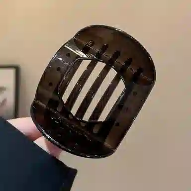 贯古今 复古玳瑁高颅顶显脸小后脑勺抓夹 高级感鲨鱼夹百搭 亚克力 发夹 女款