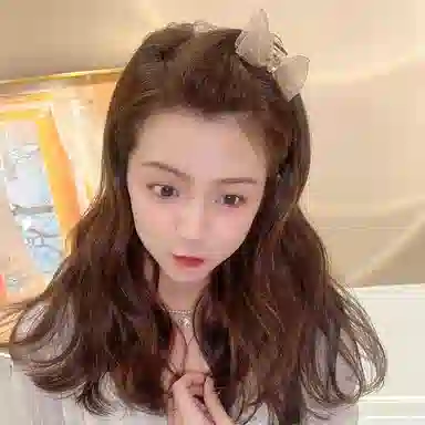 贯古今 高级感双面蝴蝶结小号抓夹刘海前额 头顶夹子头饰夏发卡发饰 发夹 女款