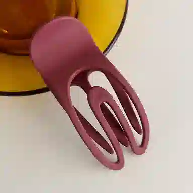 贯古今 发量少女后脑勺盘发鸭嘴夹简约横夹一字夹半扎 发夹 女款