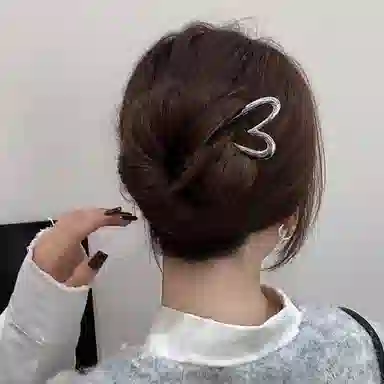 贯古今 简约冷淡风金属高级感新中式簪子丸子头盘发神器头 合金 发簪 女款