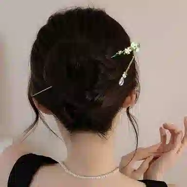 贯古今 古典精致优雅日常丸子头古风木簪子 木制 发簪 女款