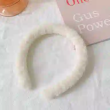 贯古今 高级感纯色简约高颅顶头箍 布艺 发箍 女款