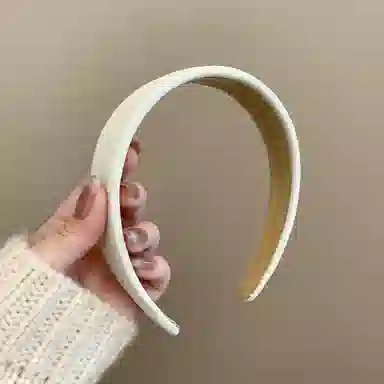 贯古今 新款百搭发卡头饰高颅顶加宽高级感简约百搭发卡头饰洗脸头箍 布艺 发箍 女款