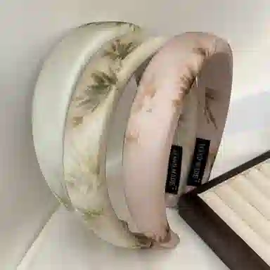 贯古今 新中式古风高颅顶春竹子海绵压发高级感洋气 发箍 女款