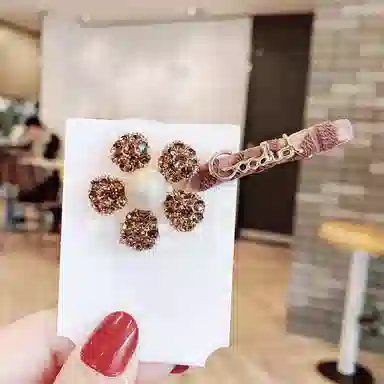 贯古今 高端前额侧边 合金 发夹 女款