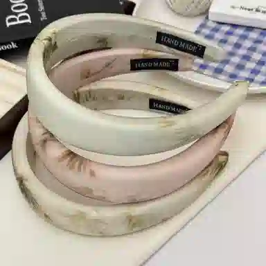 贯古今 新中式古风高颅顶春竹子海绵压发高级感洋气 发箍 女款