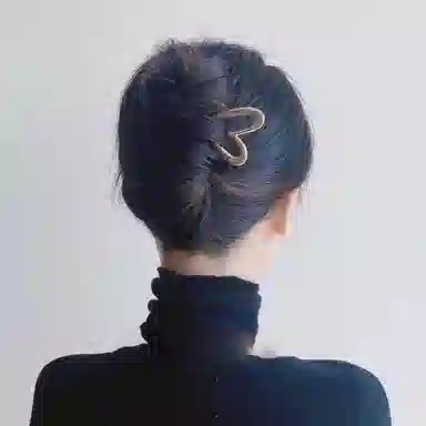 贯古今 简约冷淡风金属高级感新中式簪子丸子头盘发神器头 合金 发簪 女款