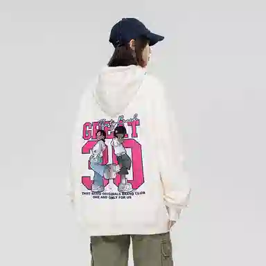 30BRAID Logo Print Hoodie