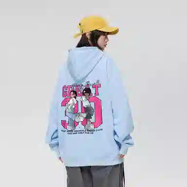 30BRAID Logo Print Hoodie