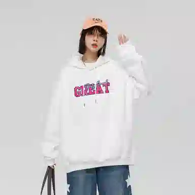 30BRAID Logo Print Hoodie